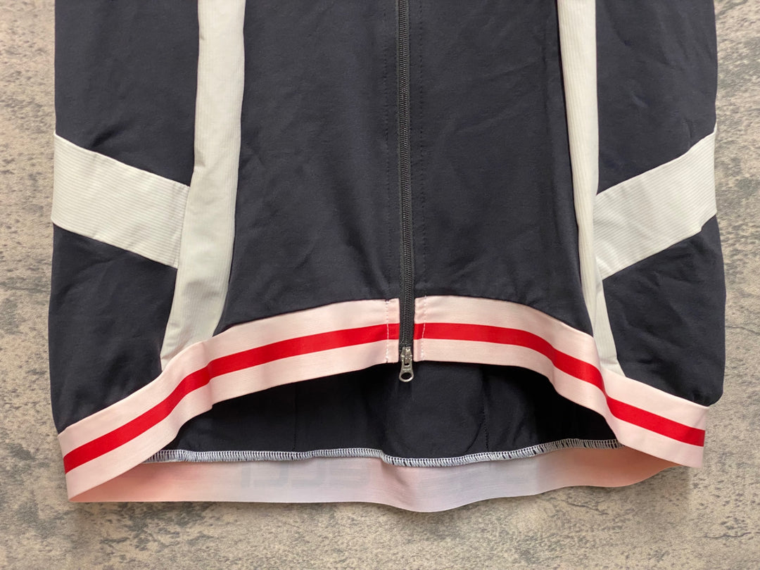 JN603 カステリ castelli 半袖サイクルジャージ 黒白 XXXL 色移り 黄ばみ