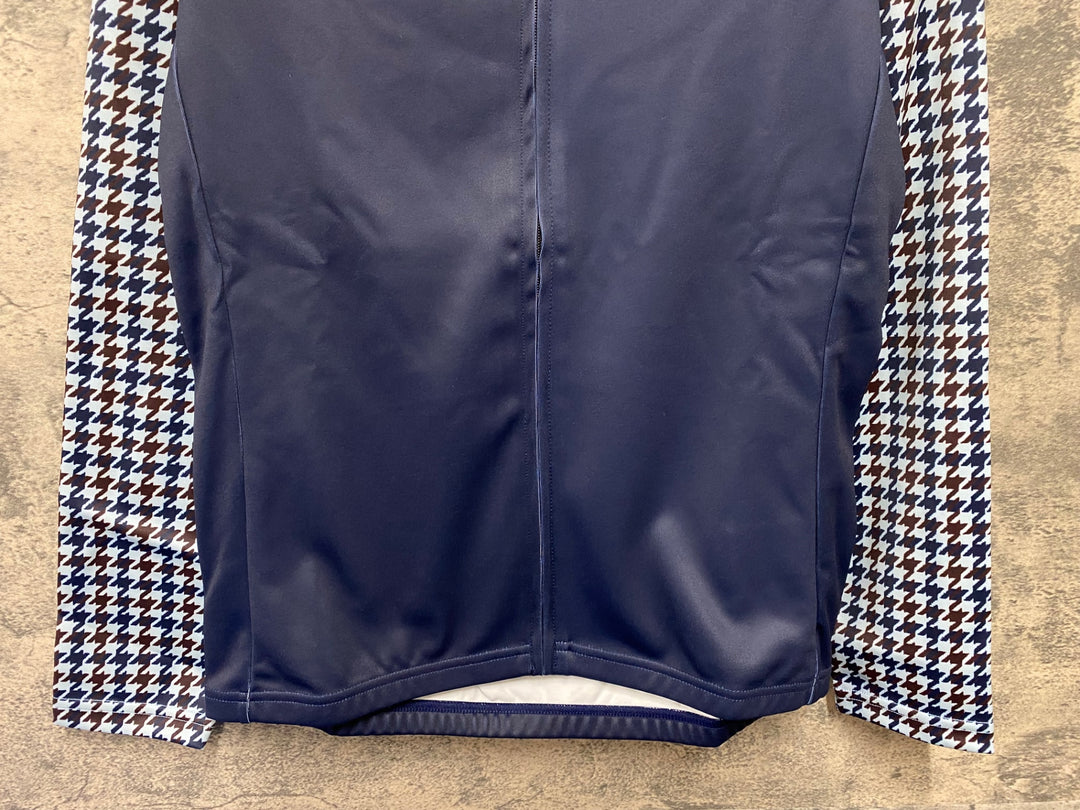 JS553 パールイズミ PEARL iZUMi 長袖 サイクルジャージ 紺 Sサイズ