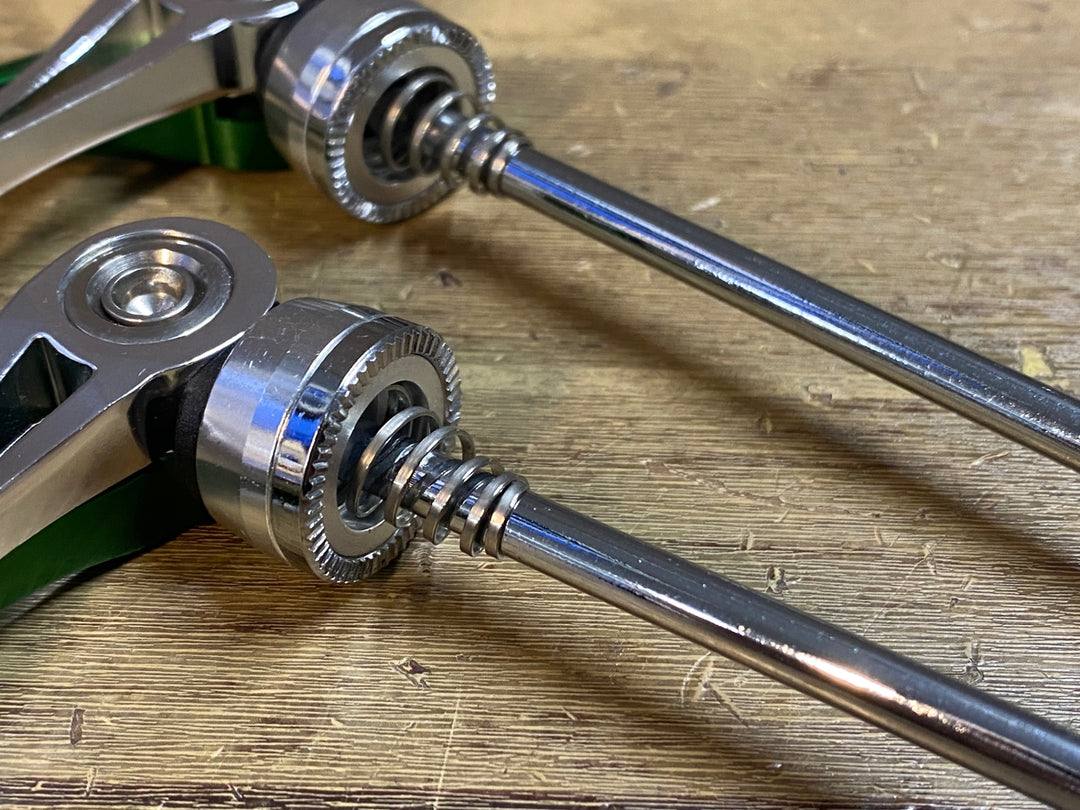JR815 クランクブラザーズ crankbrothers splkit QR skewer pair green クリックリリース