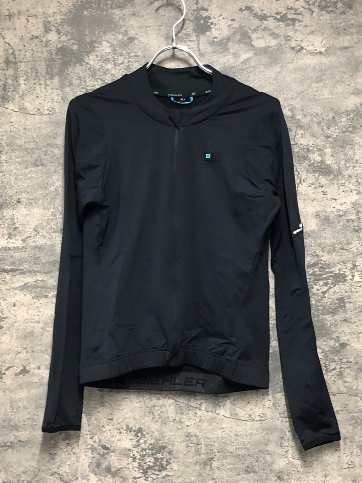 KD770 ビーラー BIEHLER 長袖サイクルジャージ 黒 M