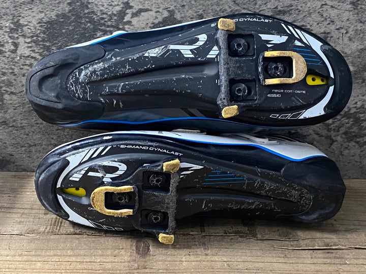 KE260 シマノ SHIMANO SH-R171W ビンディングシューズ SPD-SL 白黒 EU43