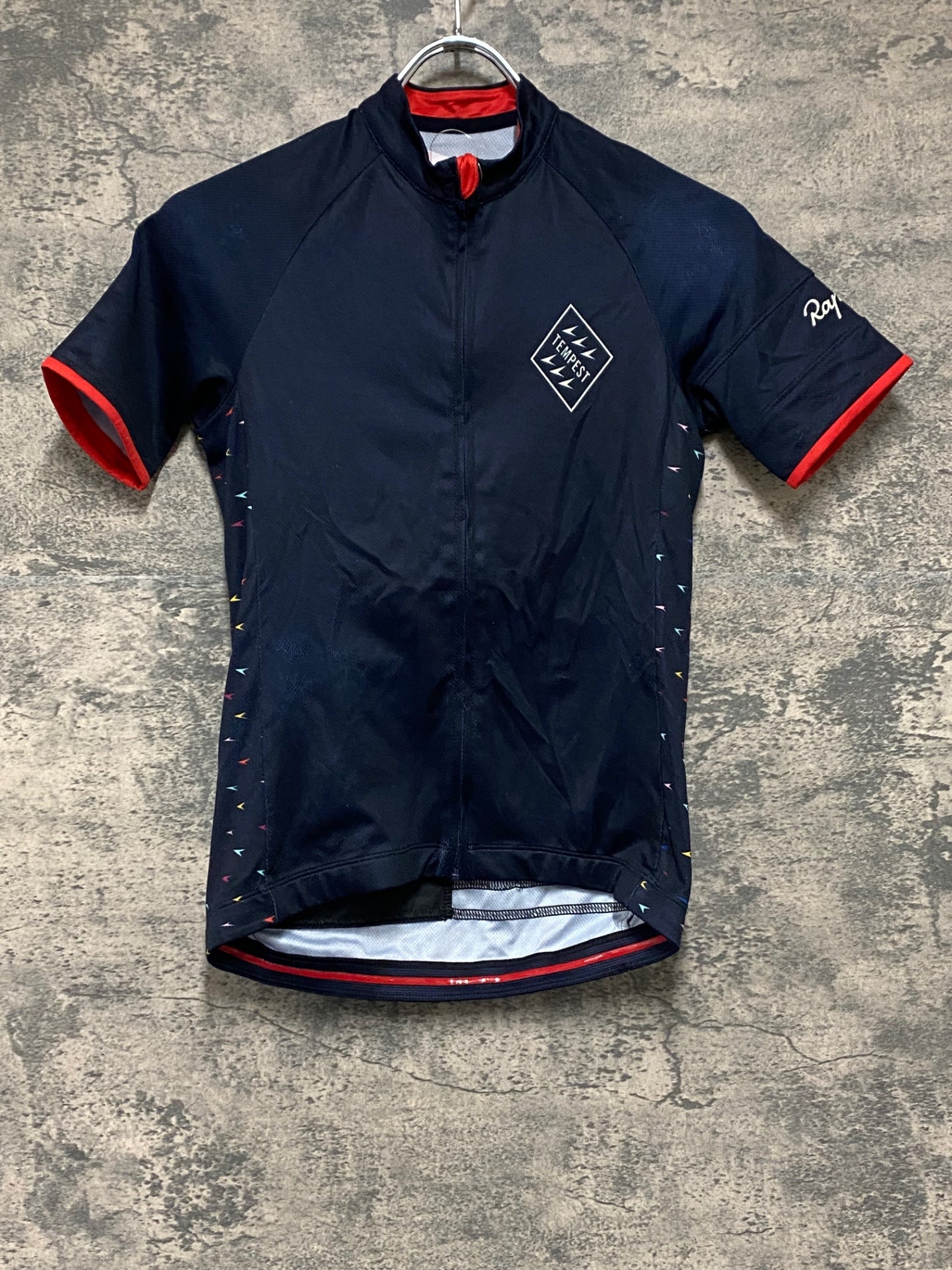 KA227 ラファ Rapha TEMPEST JERSEY 半袖 サイクルジャージ 紺 XS