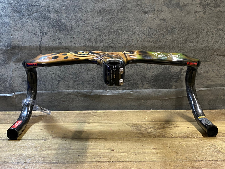 KP436 チネリ CINELLI RAM2 カーボン ドロップハンドル 一体型 OS 100mm エンドC-C400mm ARTUCK DESIGN