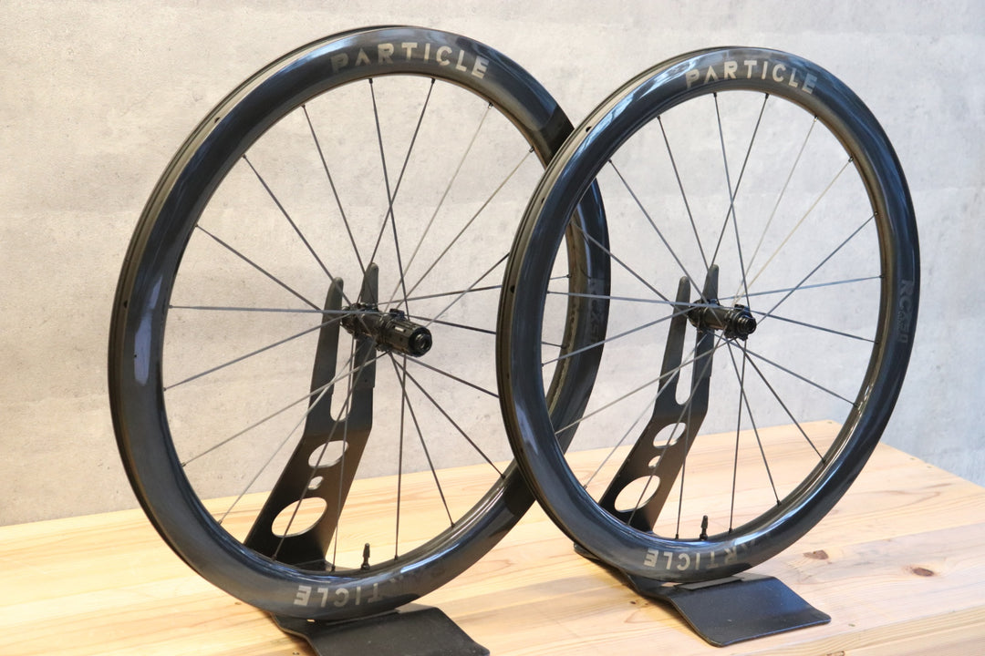 パーティクル PARTICLE RCX50 Ultralight AR1ハブ スチールベアリング 36Tラチェット シマノ11/12S カーボン ホイールセット 【さいたま浦和店】