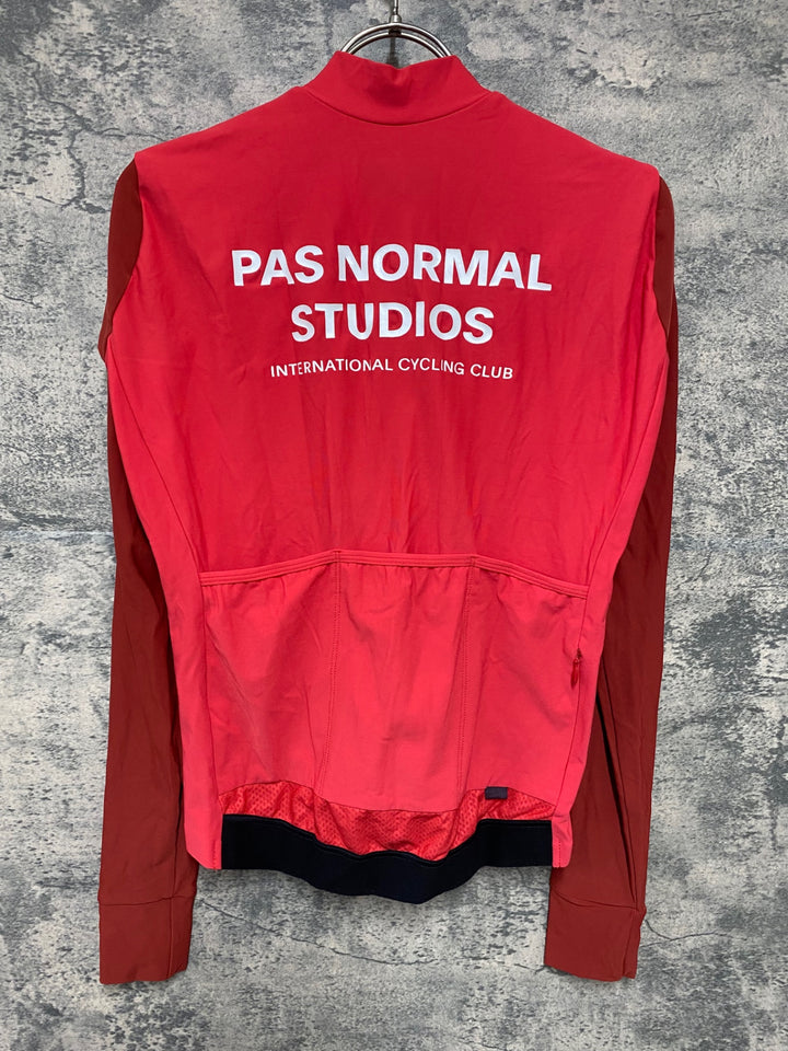 JY477 パスノーマルスタジオ PAS NORMAL STUDIOS Mechanism Long Sleeve Jersey 長袖 サイクルジャージ レッド S