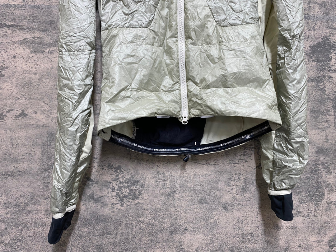 JN365 アタッカー ATTAQUER All Day Anatomic Insulator Jacket - Eggshell 長袖 サイクルジャケット グレー M