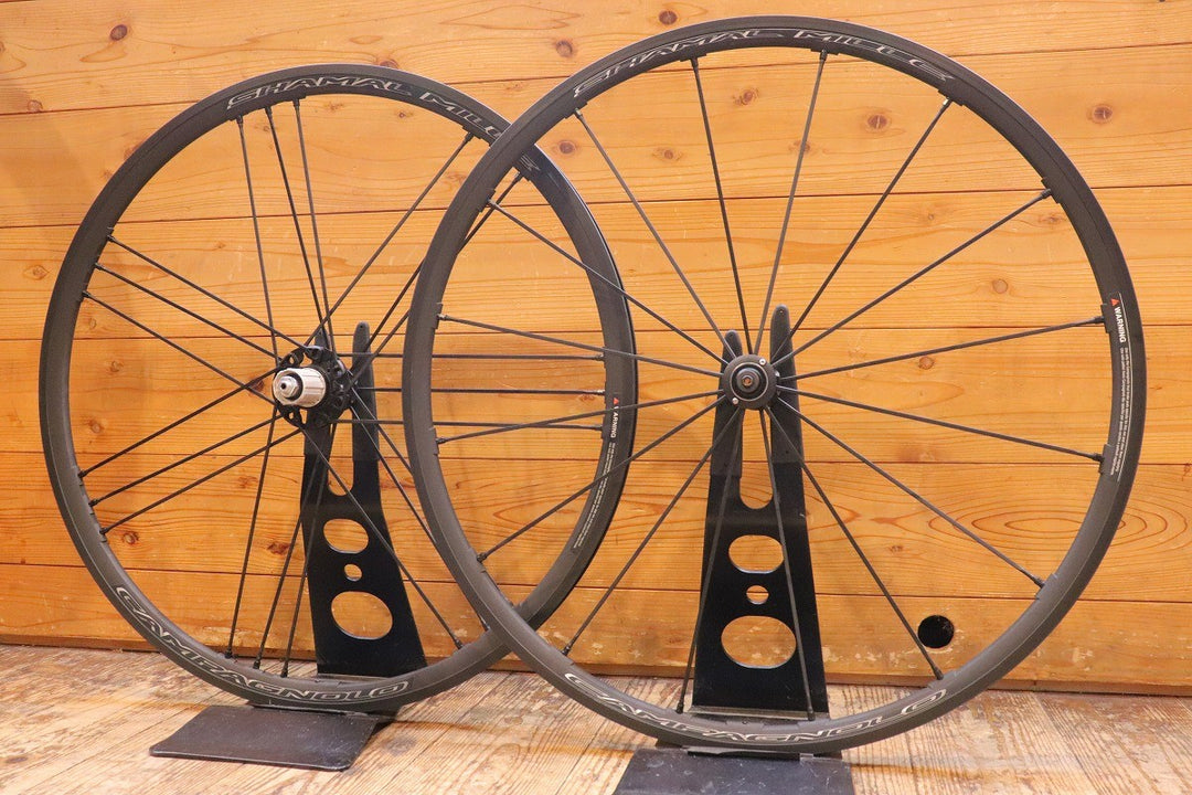 カンパニョーロ CAMPAGNOLO シャマル ミレ SHAMAL MILLE アルミ クリンチャー ホイールセット シマノ 11S/12S 17C 【芦屋店】