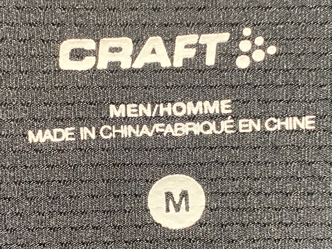 JZ597 クラフト CRAFT 半袖 サイクルジャージ 黒 M