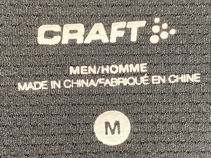 JZ597 クラフト CRAFT 半袖 サイクルジャージ 黒 M