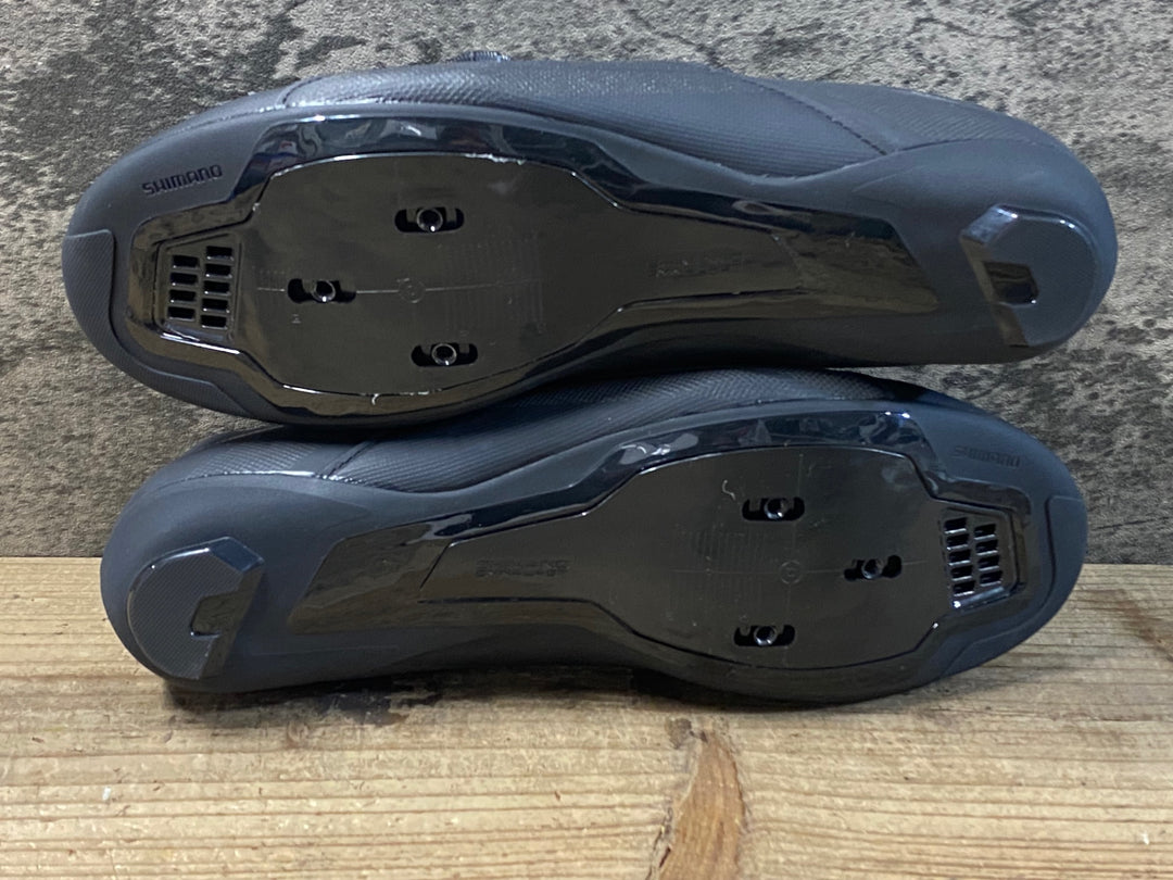 KB396 シマノ SHIMANO SHRC300MRC3 L01 S ビンディングシューズ EU42 黒