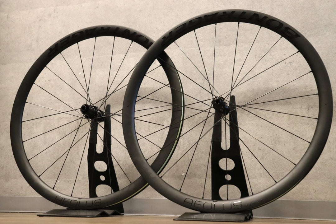 ボントレガー BONTRAGER アイオロス AEOLUS PRO 37 カーボン チューブレスレディ シマノ 12/11S ホイールセット 21C 【さいたま浦和店】