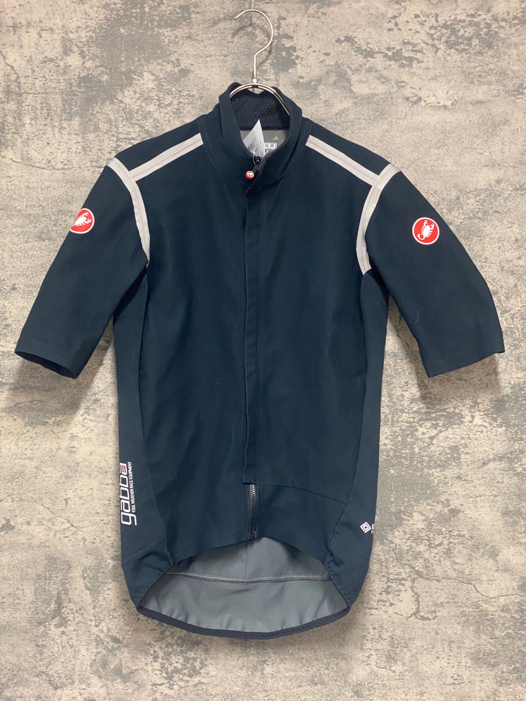 KG543 カステリ CASTELLI GABBA 半袖 サイクルジャケット 黒 S GORE TEX INFINIUM