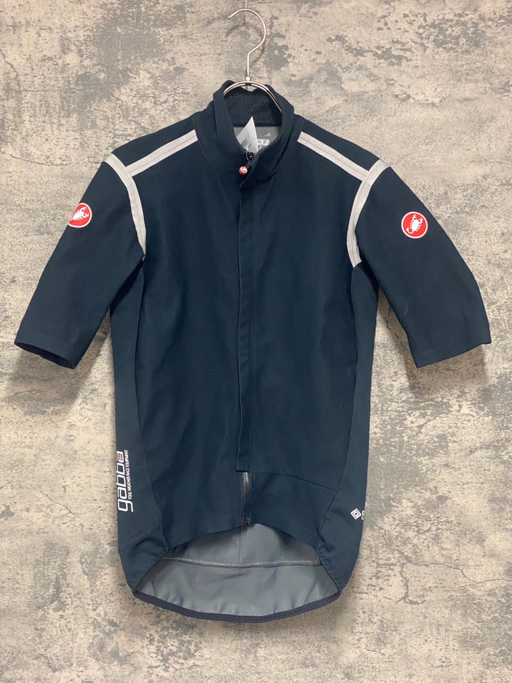 KG543 カステリ CASTELLI GABBA 半袖 サイクルジャケット 黒 S GORE TEX INFINIUM