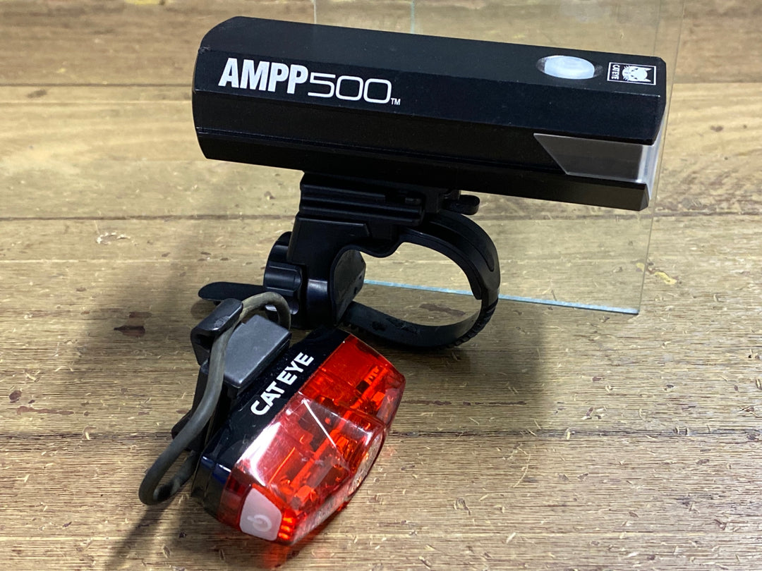 KI792 キャットアイ CATEYE AMPP 500 TL-LD620 フロント リアライトセット