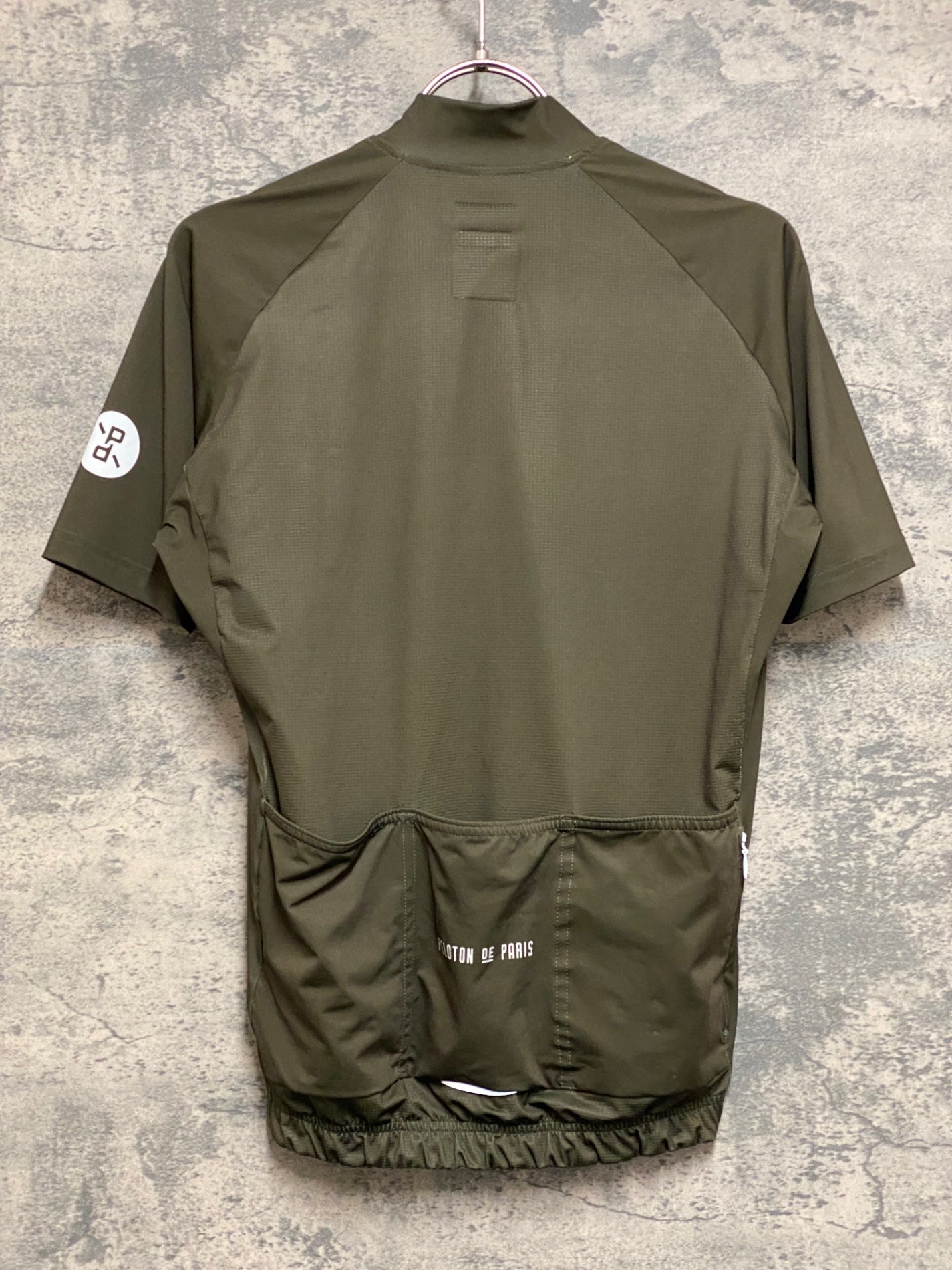 JQ131 プロトンドパリ Peloton de Paris 半袖 サイクルジャージ カーキ