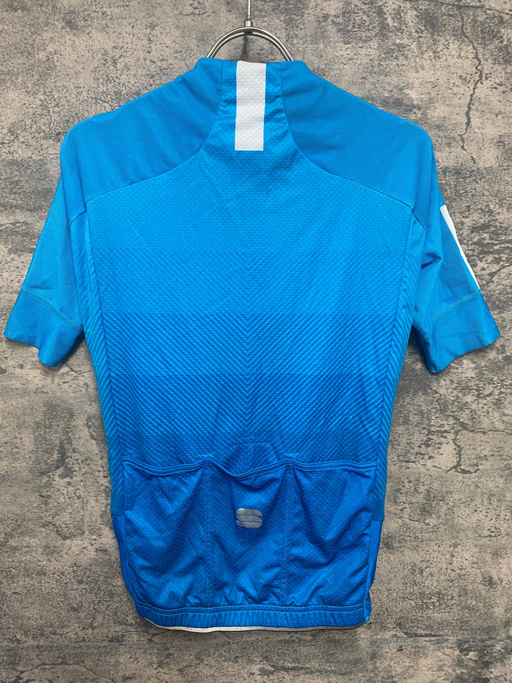 JO461 スポーツフル Sportful 半袖 サイクルジャージ 水 S