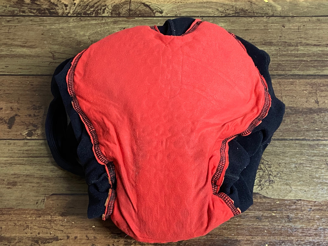 KB683 カステリ CASTELLI ビブタイツ 黒 M 裏起毛 ※擦れ