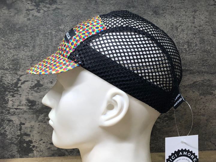 JQ493 ケイデンス Cadence サイクルキャップ 黒メッシュ