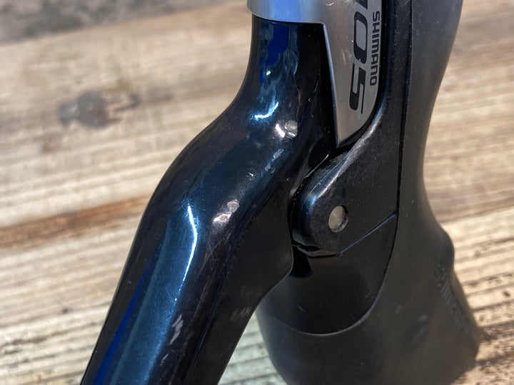 IL558 シマノ SHIMANO 105 ST-5800 STIレバー 2x11S ※左固定部にクラックの為ジャンク