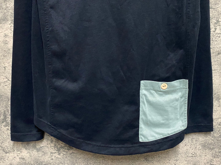 JR976 ラファ Rapha LONG SLEEVE FIXED T-SHIRT 長袖 Tシャツ 黒 M