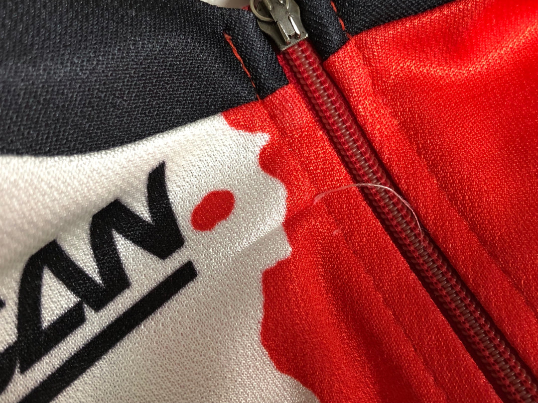KE026 パールイズミ PEARL iZUMi 半袖 サイクルジャージ 赤 白 3L ハーフジップ