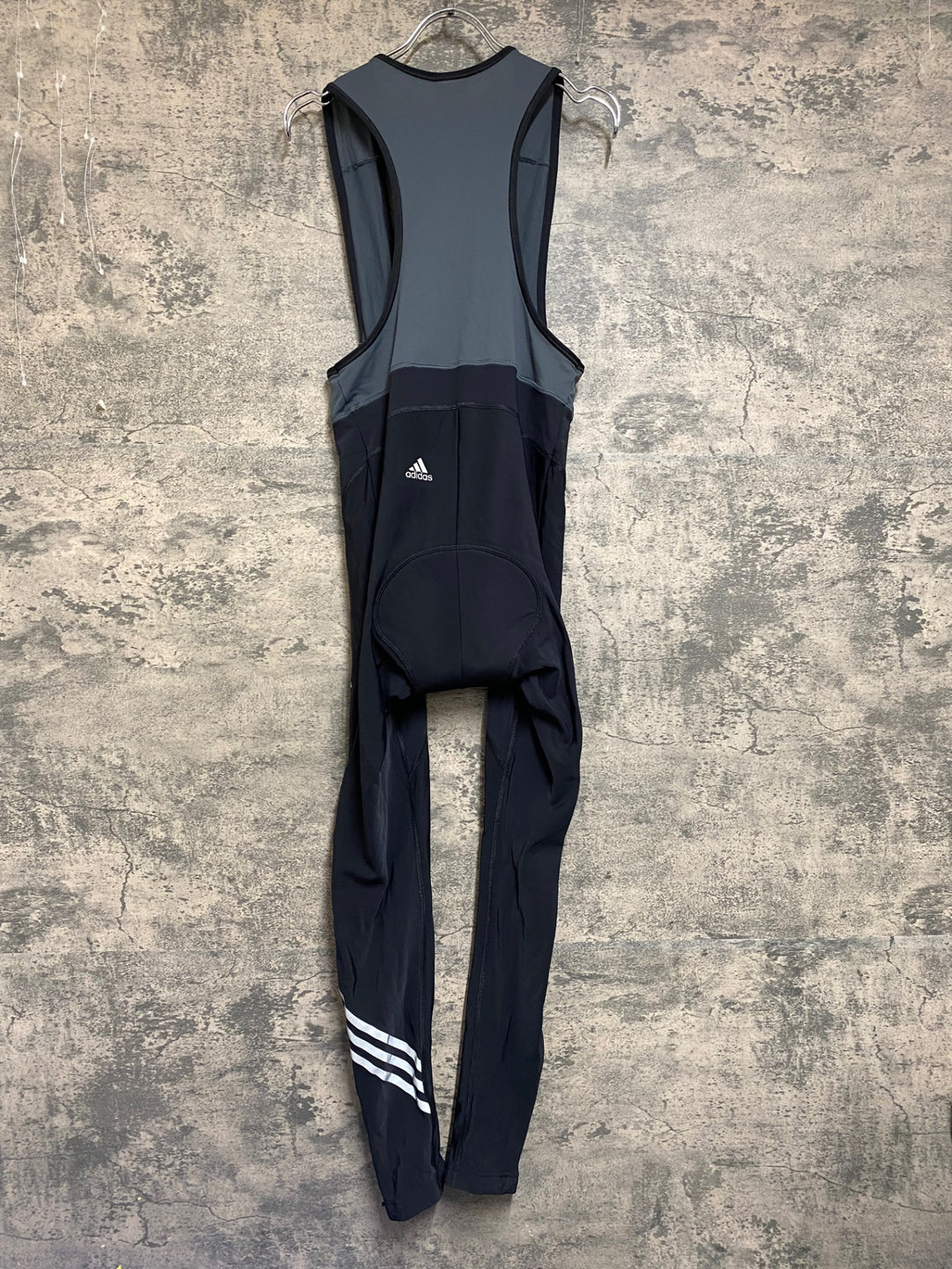 JO852 アディダス adidas ビブタイツ 黒 O 裏起毛