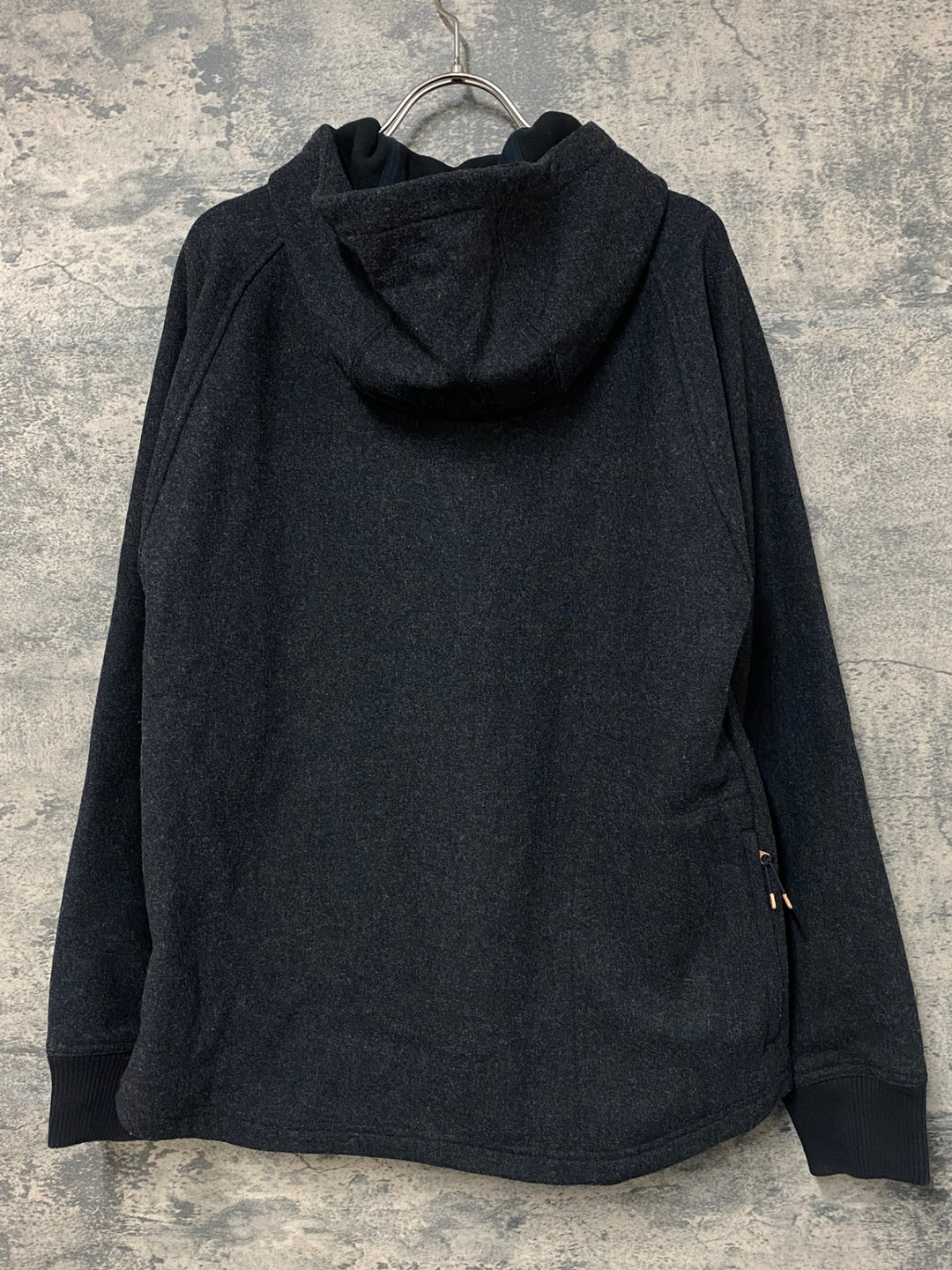 KB038 リーバイス Levi's 長袖 フーディ ツイードパーカー ダークグレー M 裏起毛