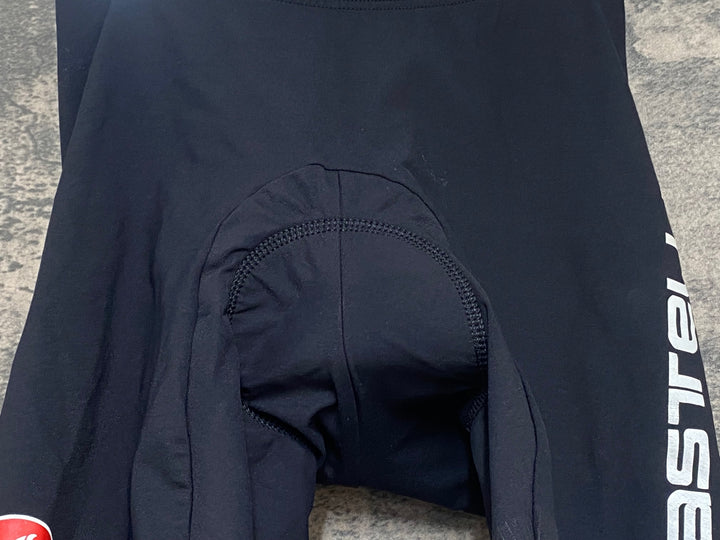 KH167 カステリ CASTELLI ロッソコルサ ROSSO CORSA レーサーパンツ 黒 M ※タグカット