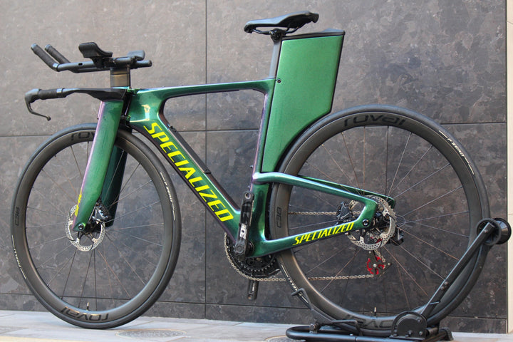 スペシャライズド SPECIALIZED SHIV EXPERT DISC 2020 Sサイズ シマノ アルテグラ R8050 Mix Di2 カーボン トライアスロンバイク 【福岡店】