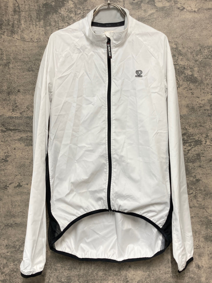 KK443 パールイズミ PEARL iZUMi 長袖 ウィンドブレーカー 白 XL