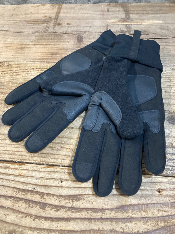 KF826 カフェドシクリステ CAFE DU CYCLISTE AUDAX 長指 ウィンターグローブ リフレクター 黒 L