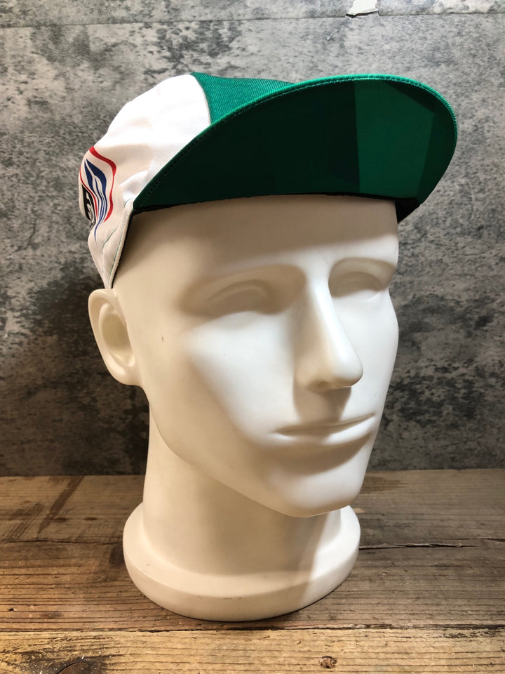 KG233 ルコックスポルティフ le coq sportif サイクルキャップ 緑 M-L TOJ