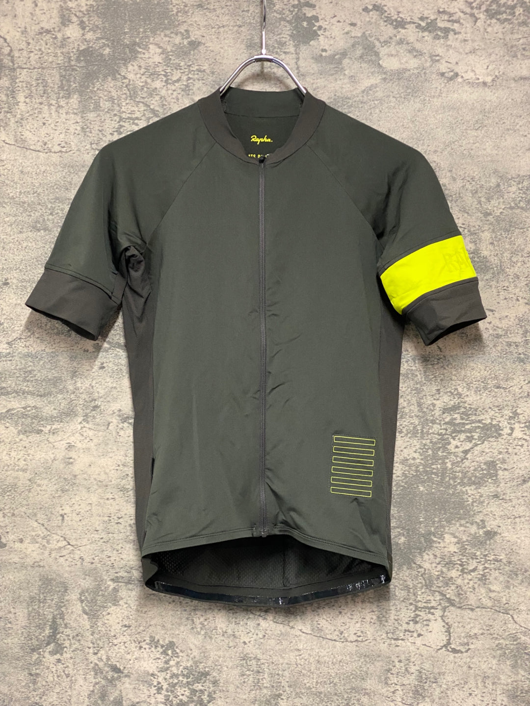 JZ538 ラファ Rapha PRO TEAM JERSEY 半袖サイクルジャージ オリーブ S