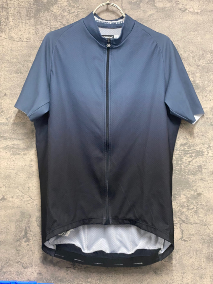 KF091 アソス assos MILLE GT SUMMER SS JERSEY C2 半袖 サイクルジャージ グレー 黒 XL