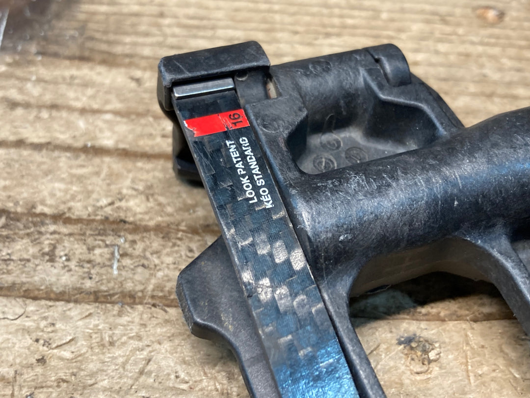 JI430 ルック LOOK ケオ KEO BLADE CARBON ビンディングペダル クロモリシャフト ※プレート割れのためジャンク