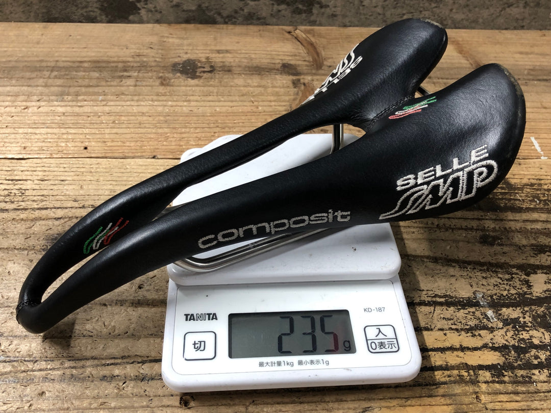 KE045 セラ SELLE SMP コンポジット Composite サドル ステンレスレール ブラック