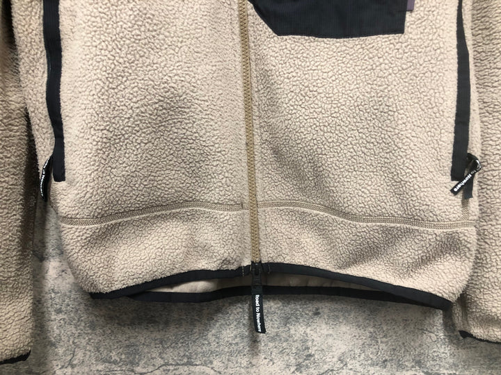 JD963 パスノーマルスタジオ PAS NORMAL STUDIOS Beige Escapism Jacjket 長袖 ボアジャケット サイクルジャケット 薄茶 S 裏起毛