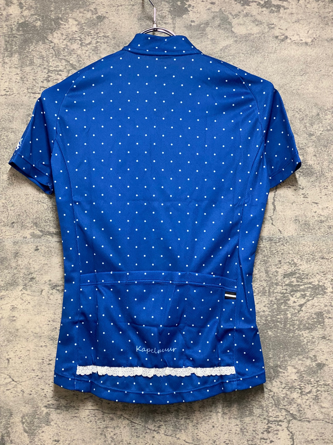 JO891 カペルミュール KAPELMUUR 半袖 サイクルジャージ ネイビー ドット 36 レディース