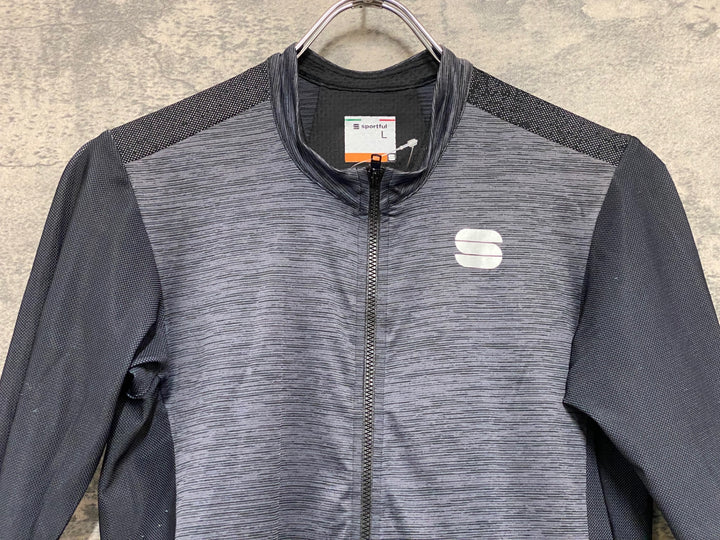 JP849 スポーツフル sportful 半袖 サイクルジャージ 黒 L