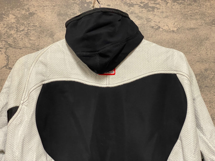 JQ218 アソス assos AIR BLOCK 851 winter plus 長袖サイクルジャケット 白黒 M 裏起毛