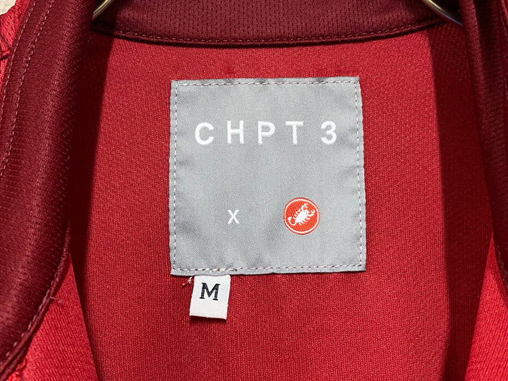 KF192 CHPT3×CASTELLI 半袖 サイクルジャージ 赤 M