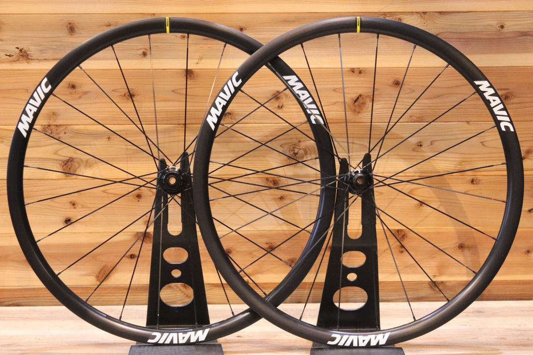 未走行品！ マヴィック MAVIC キシリウム KSYRIUM 30 DISC シマノ 11S/12S 19C アルミ チューブレスレディ ロードバイク ホイールセット 【広島店】