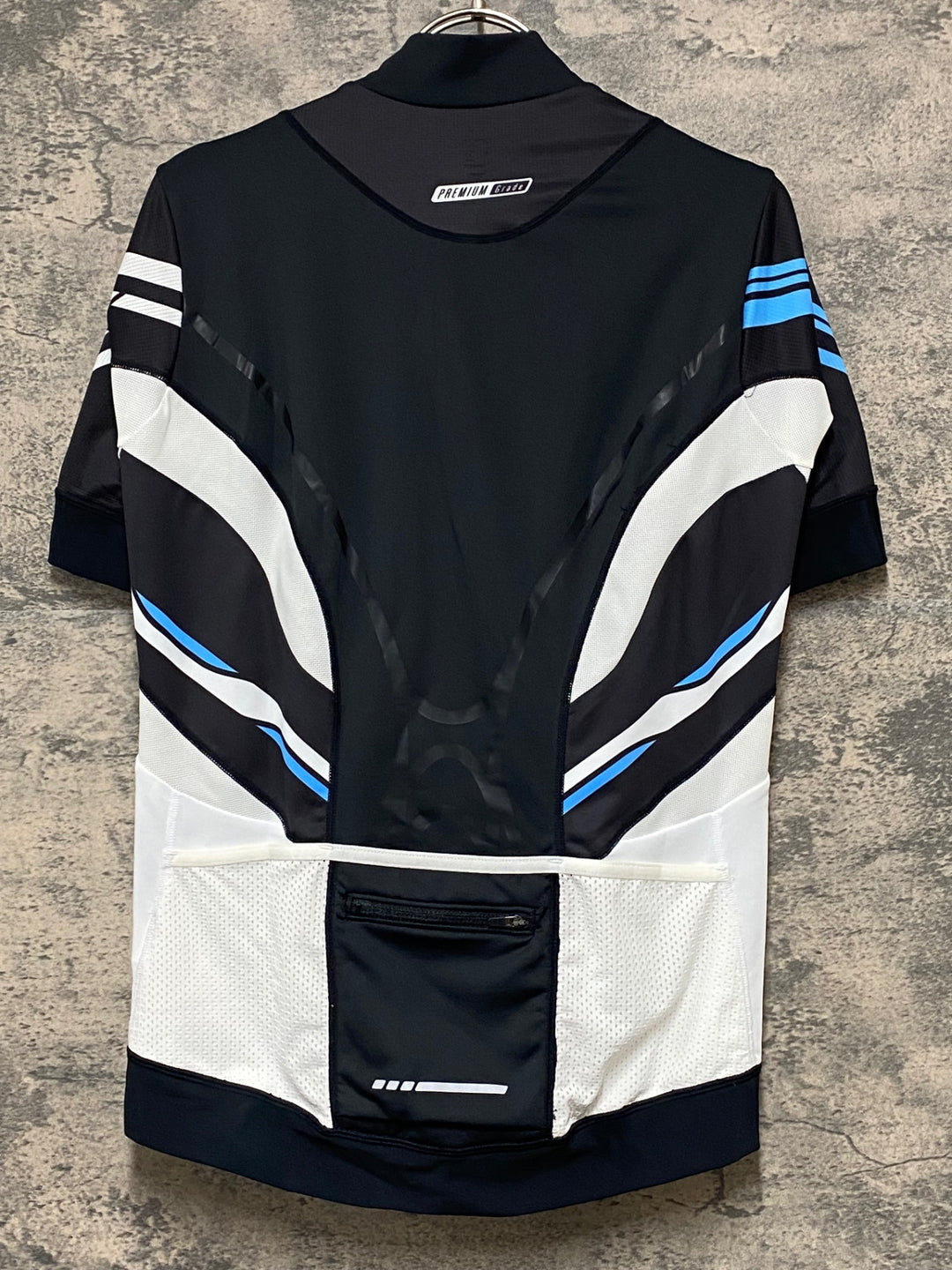JS468 パールイズミ PEARL iZUMi 半袖 サイクルジャージ 黒 白 L
