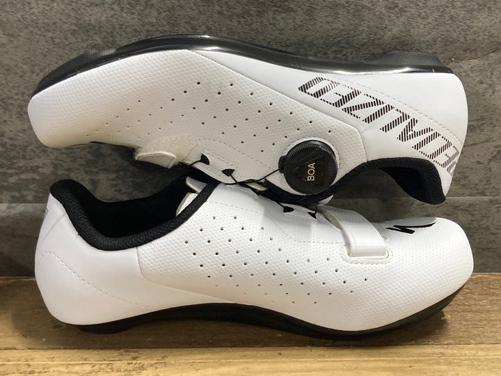 KL073 スペシャライズド SPECIALIZED Torch 1.0 BG BOA ビンディングシューズ 白 EU38