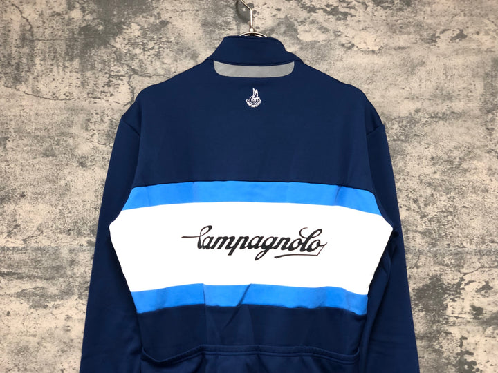 KJ349 カンパニョーロ CAMPAGNOLO 長袖 サイクルジャージ 紺 ※サイズ不明
