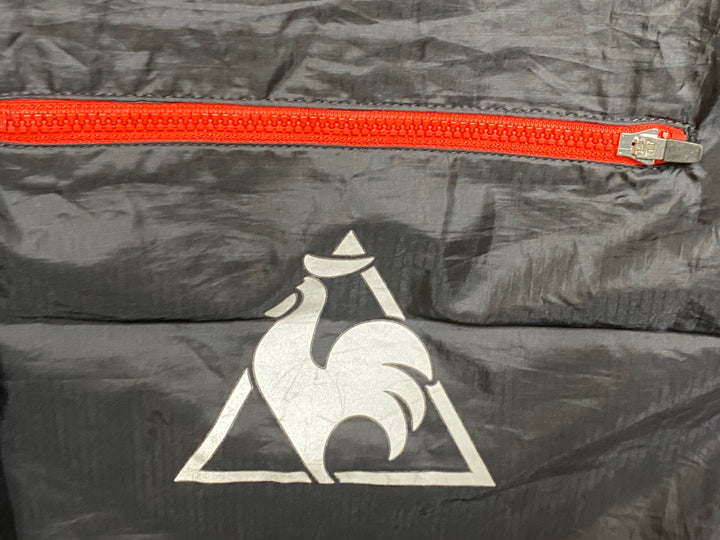 JR109 ルコックスポルティフ le coq sportif ジレ サイクルベスト 黒 白 O
