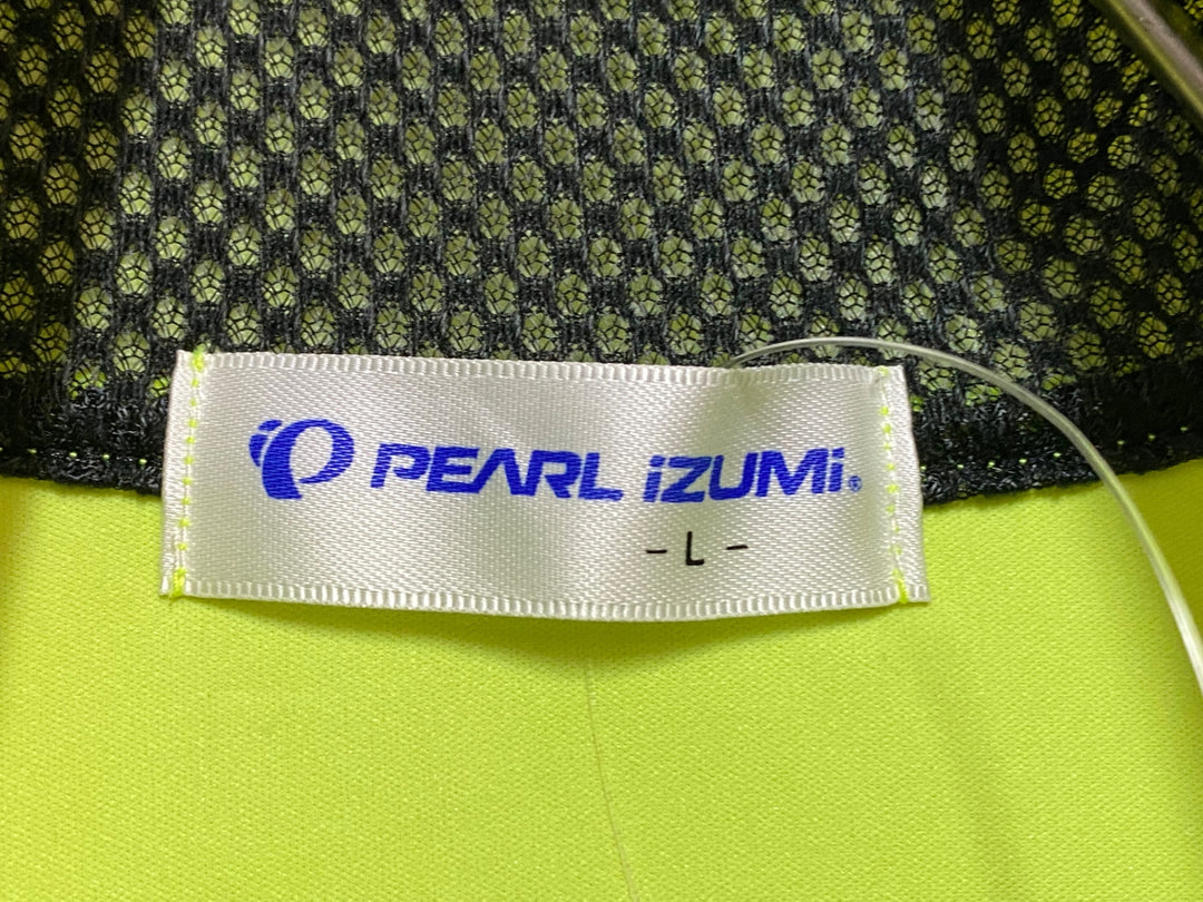 JW070 パールイズミ PEARL iZUMi 長袖 ウインドブレイカー 黄 L