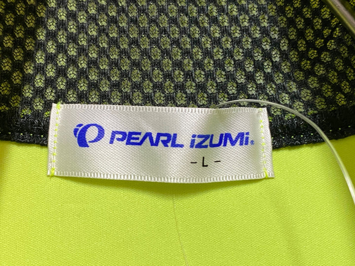 JW070 パールイズミ PEARL iZUMi 長袖 ウインドブレイカー 黄 L