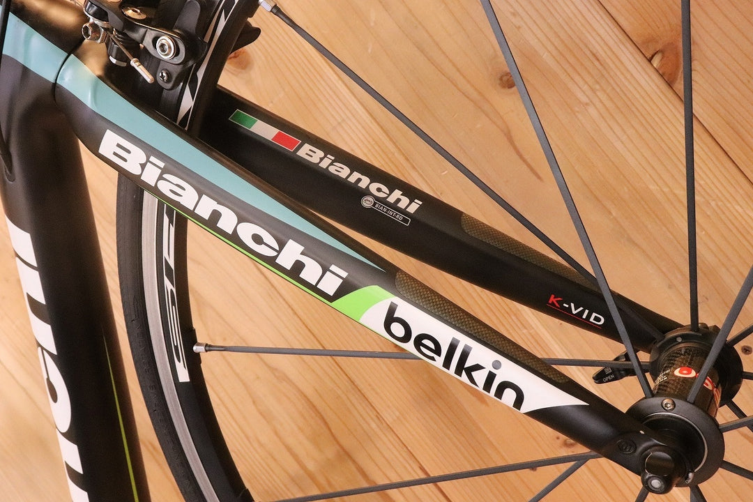 ビアンキ BIANCHI インテンソ INTENSO TEAM BELKIN 2015年モデル 55サイズ シマノ 105 5800 11S カーボン ロードバイク 【芦屋店】