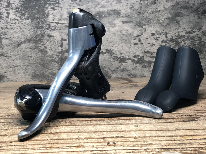 JK805 シマノ SHIMANO 105 ST-5600 STIレバー 2x10s ※ブレーキレバースプリング不良の為ジャンク